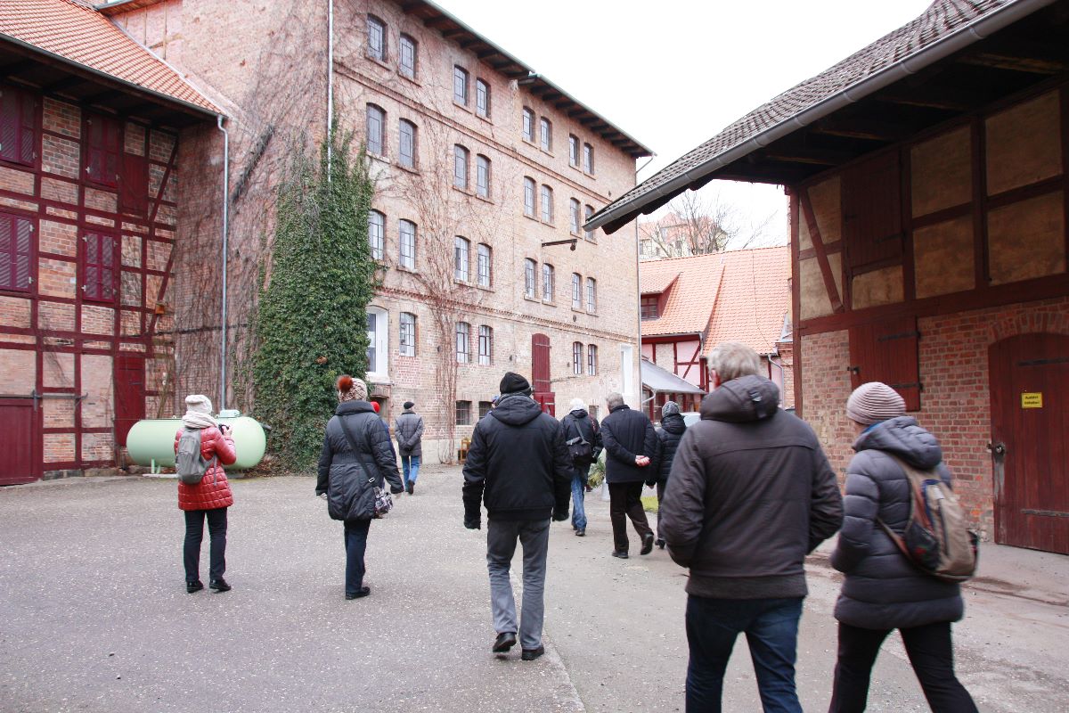 Hof und Getreidespeicher der Kramermühle